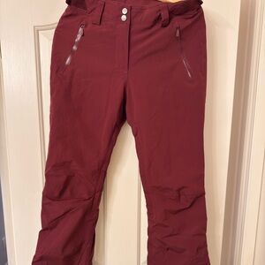 Helly Hansen Red Pants with Button Detail